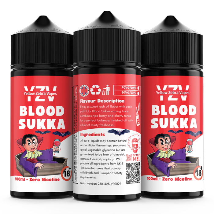100ml Blood Sukka Flavoured e-liquid