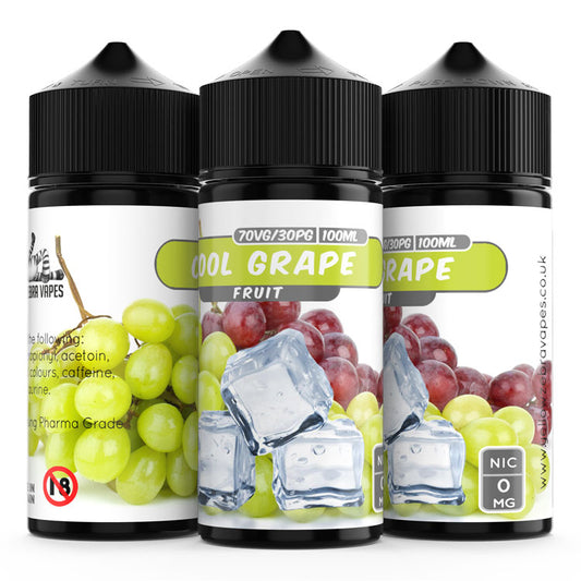 100ml Cool Grape Flavoured e-liquid