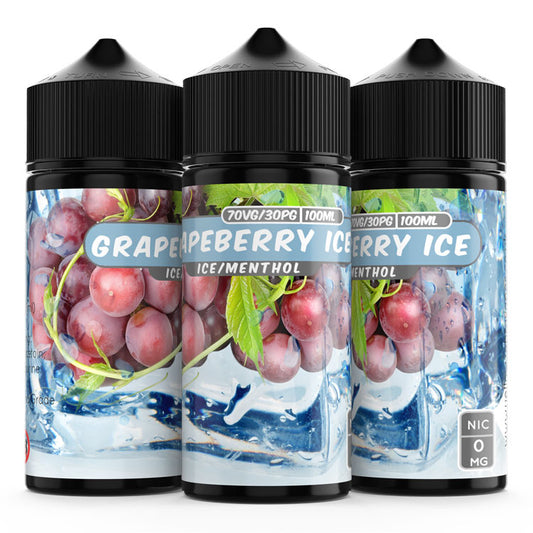 100ml Grapeberry Ice Flavoured e-liquid