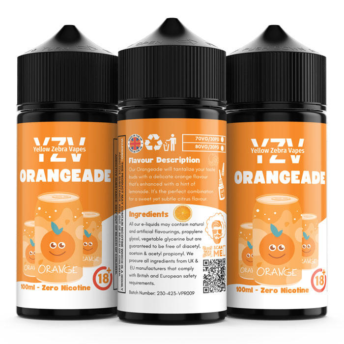 100ml Orangeade Flavoured e-liquid