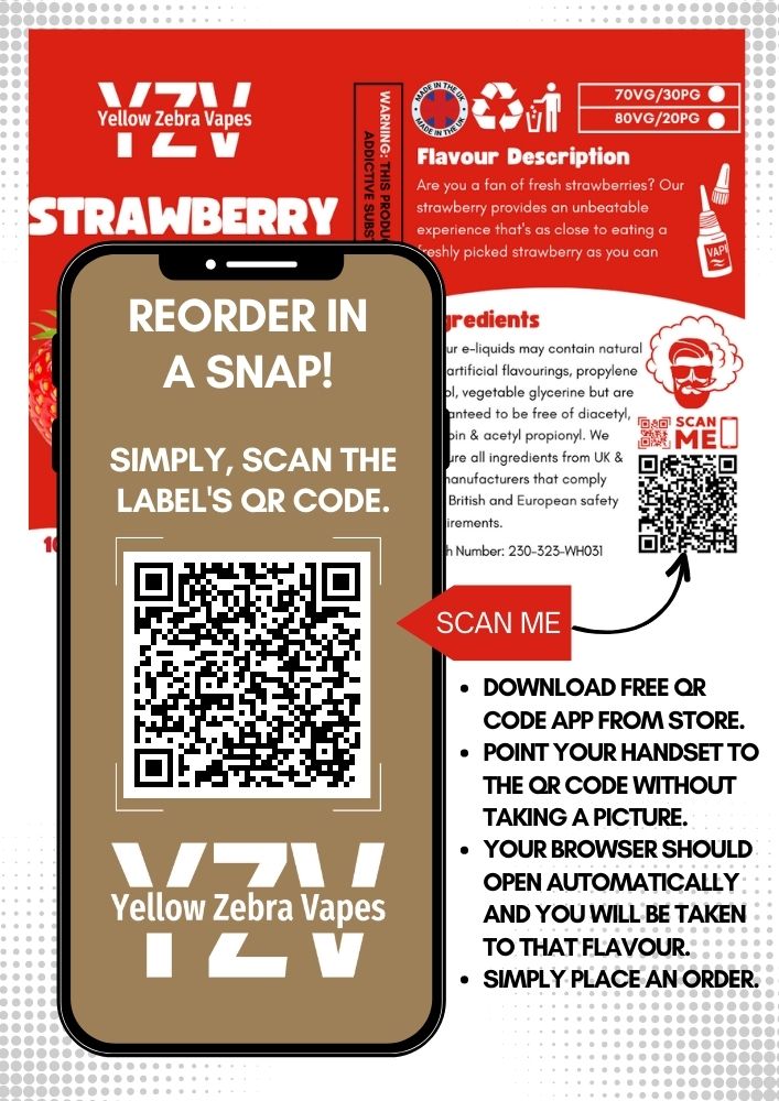 100ml Strawberry Flavoured e-liquid