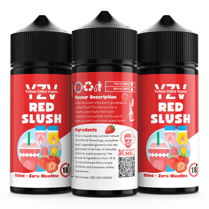 100ml Red Slush Flavoured e-liquid