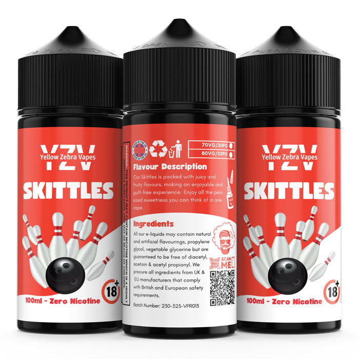 100ml Skittles Flavoured e-liquid