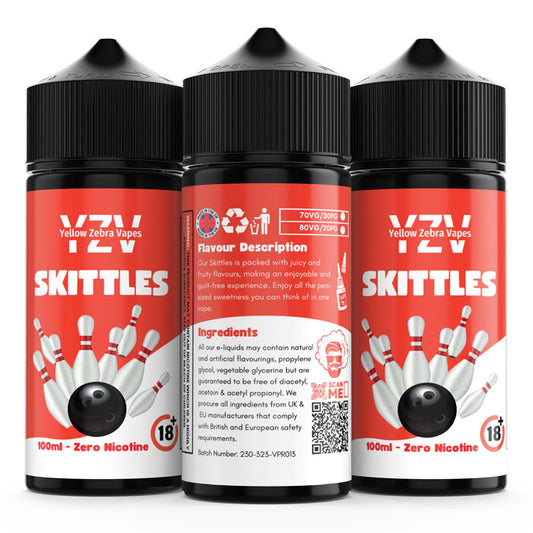 100ml Skittles Flavoured e-liquid
