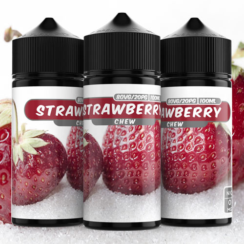 100ml Strawberry Chew Flavoured e-liquid