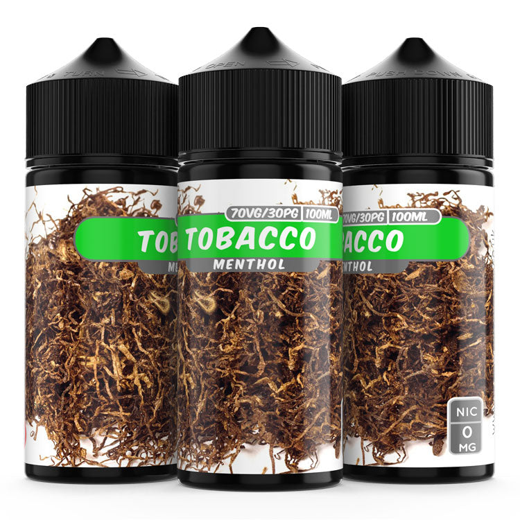 100ml Tobacco Menthol Flavoured e-liquid
