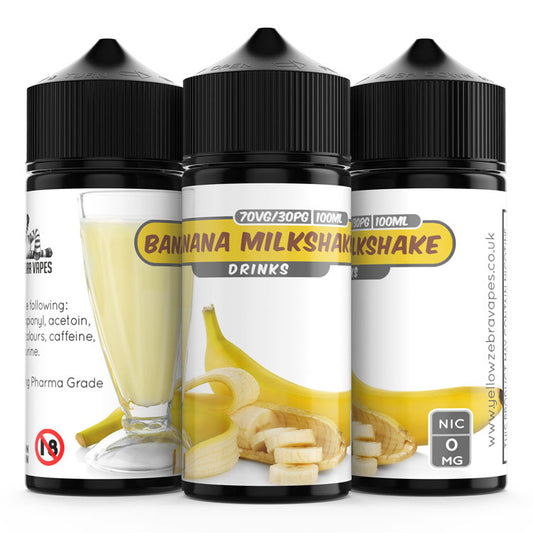 100ml Banana Milkshake Flavoured e-liquid