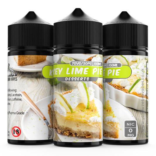 100ml Key Lime Pie Flavoured e-liquid